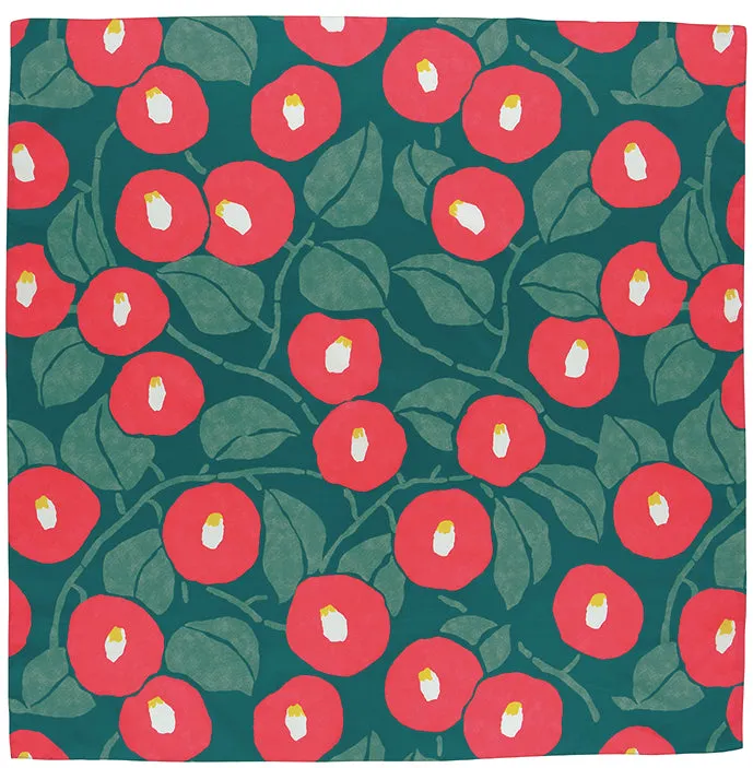 100 Water-repellent recycle | Yumeji Takehisa Camellia Green