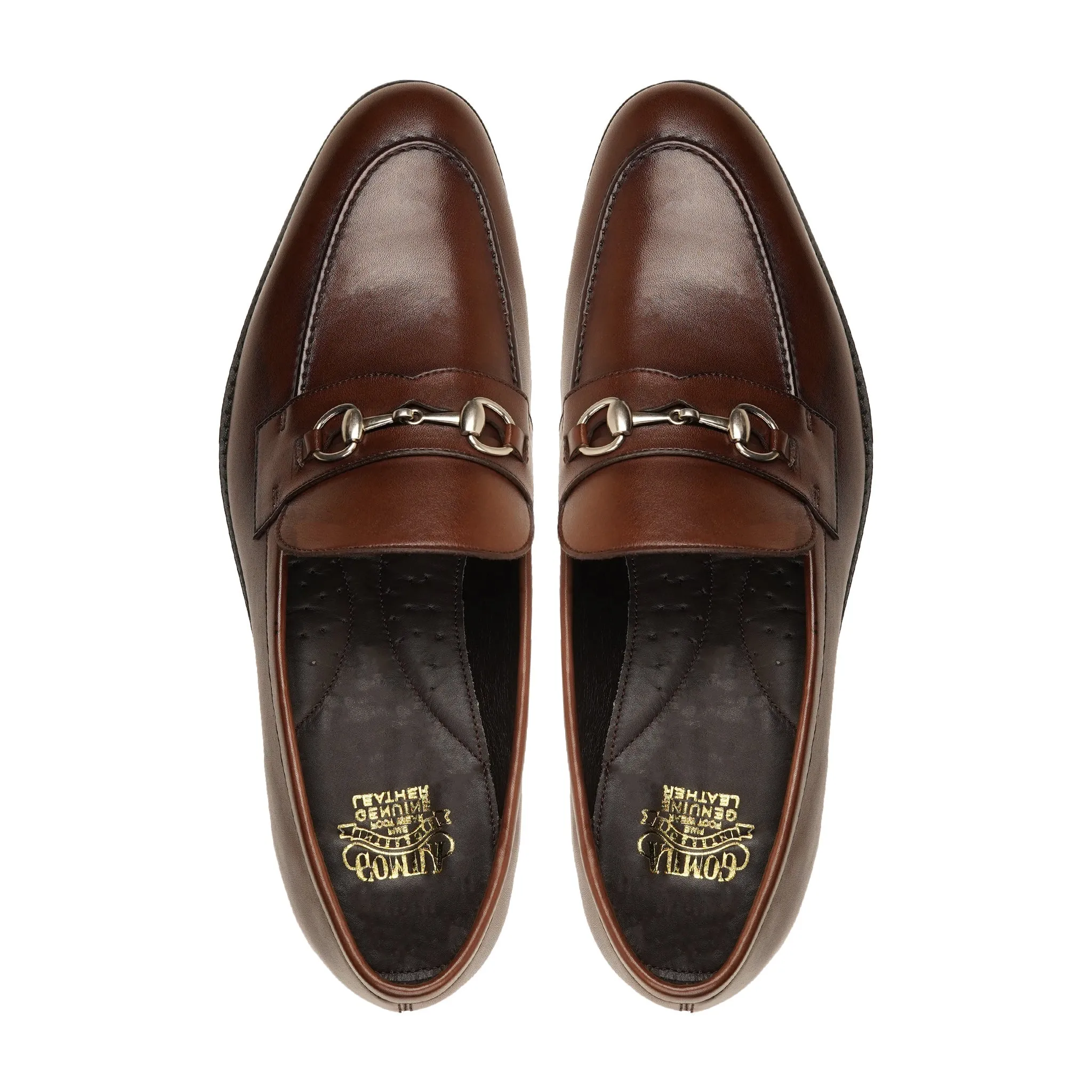 Aliko - Men's Brown Calf Leather Loafer