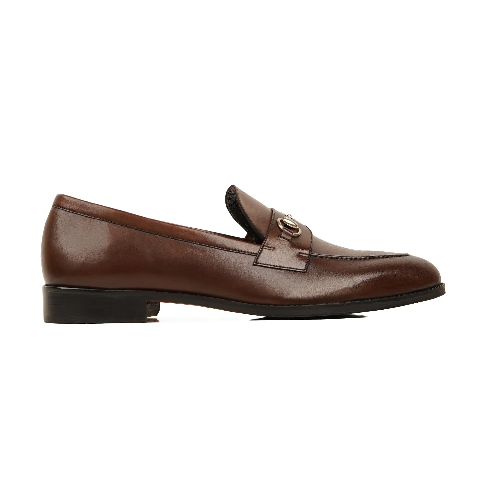 Aliko - Men's Brown Calf Leather Loafer