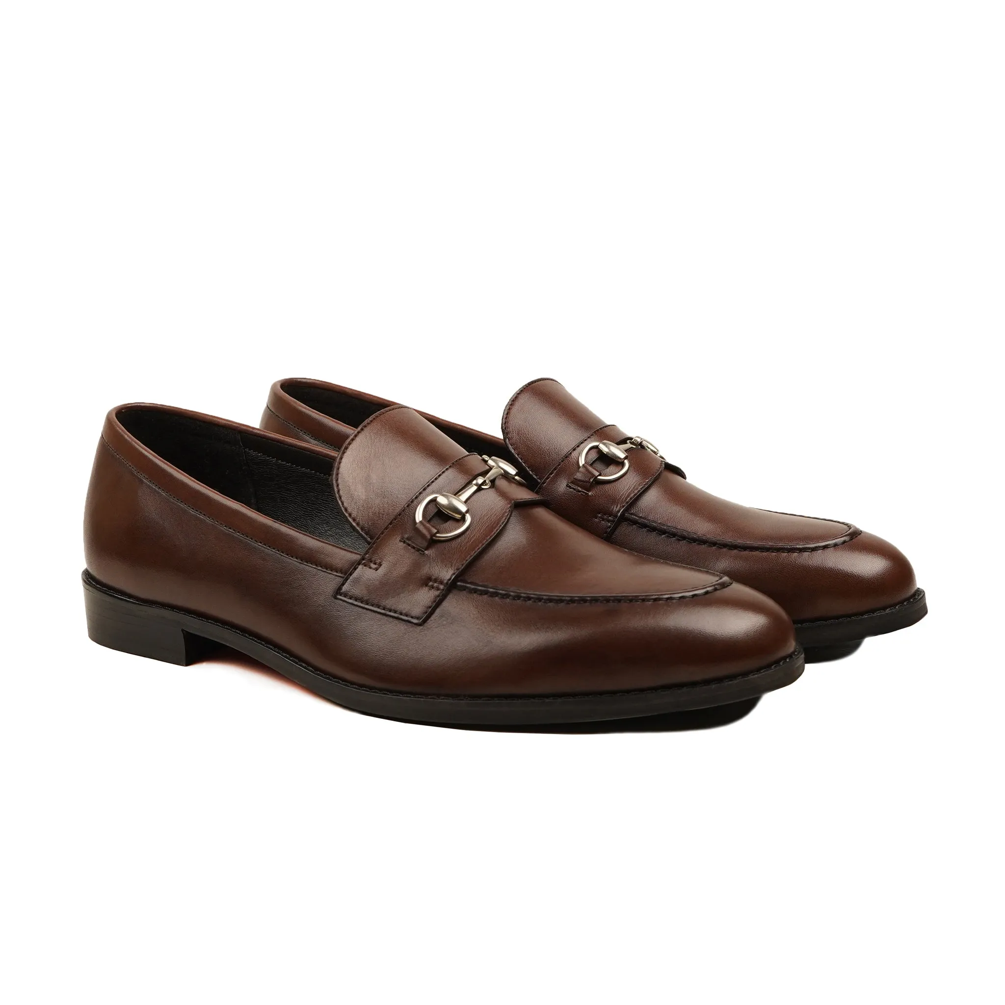 Aliko - Men's Brown Calf Leather Loafer