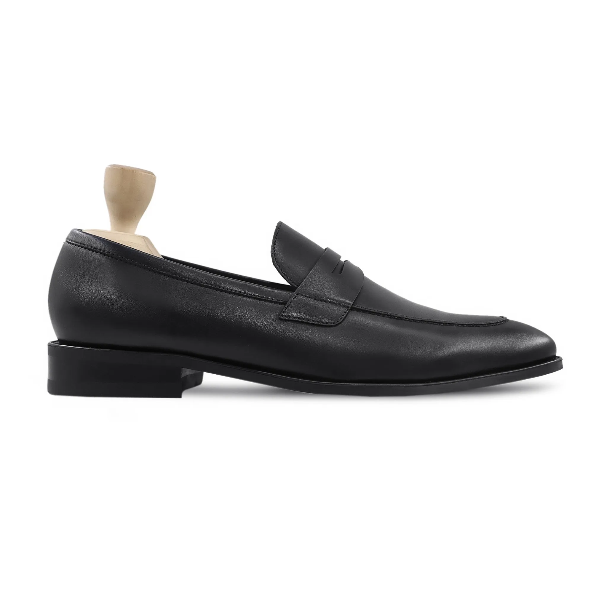 Arllen - Men's Black Calf Leather Loafer