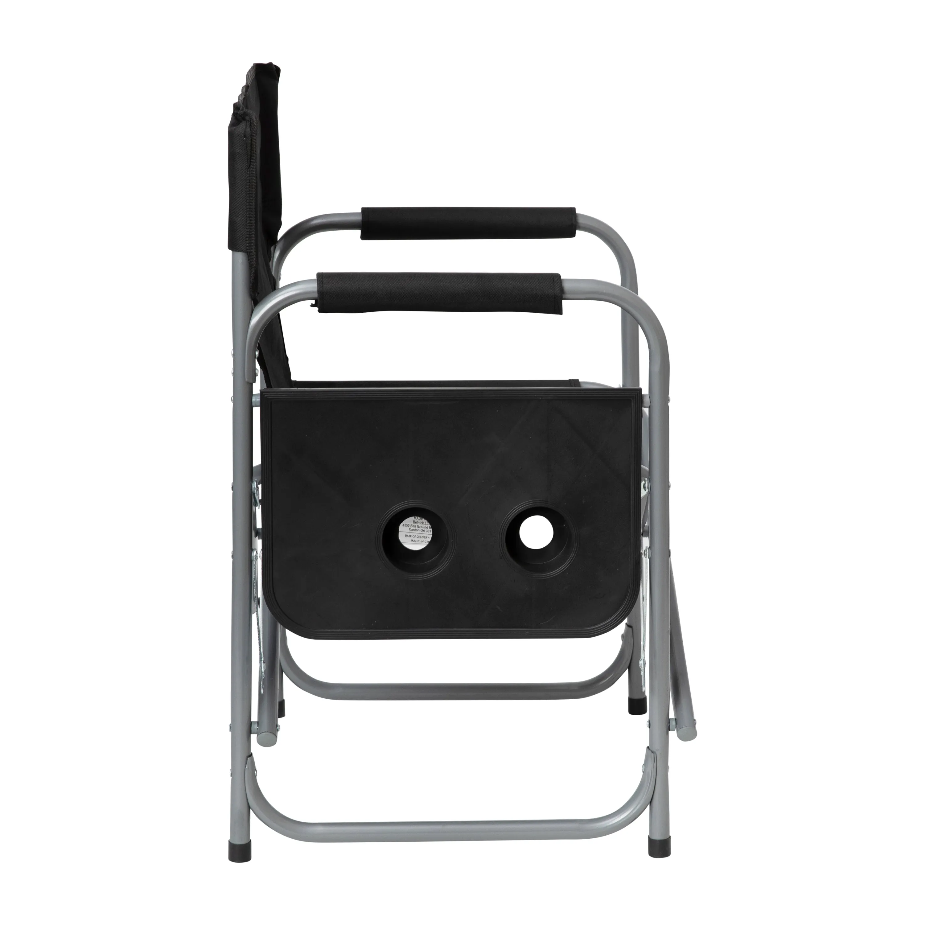 Black Folding Directors Chair JJ-CC305-BK-GG