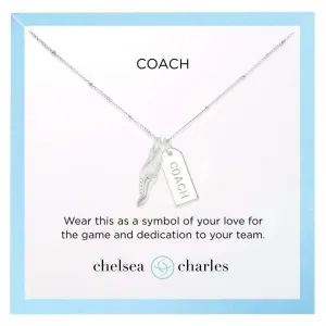 CC Sport Running Coach Charm Necklace