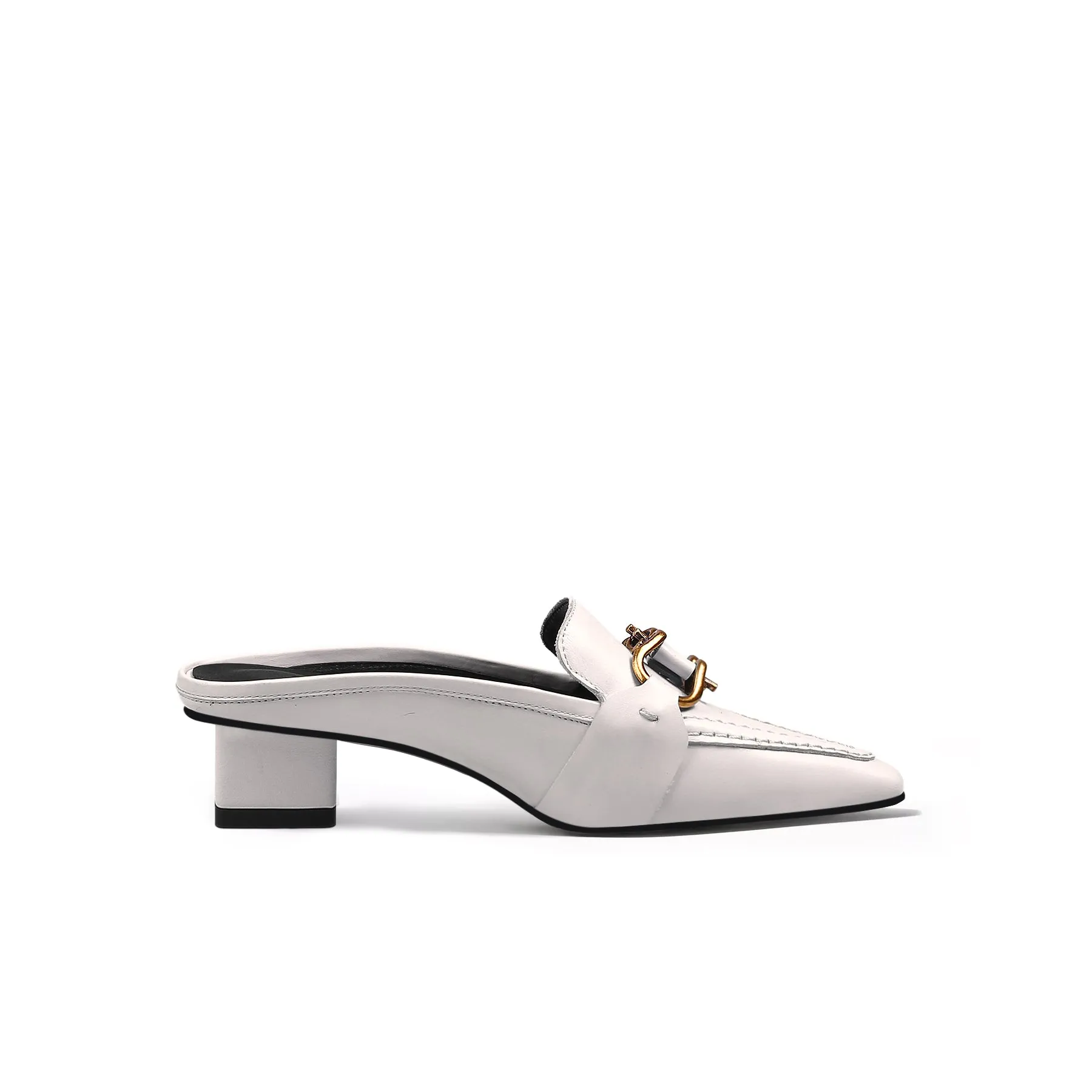 Classic Chain Slip-On Mules