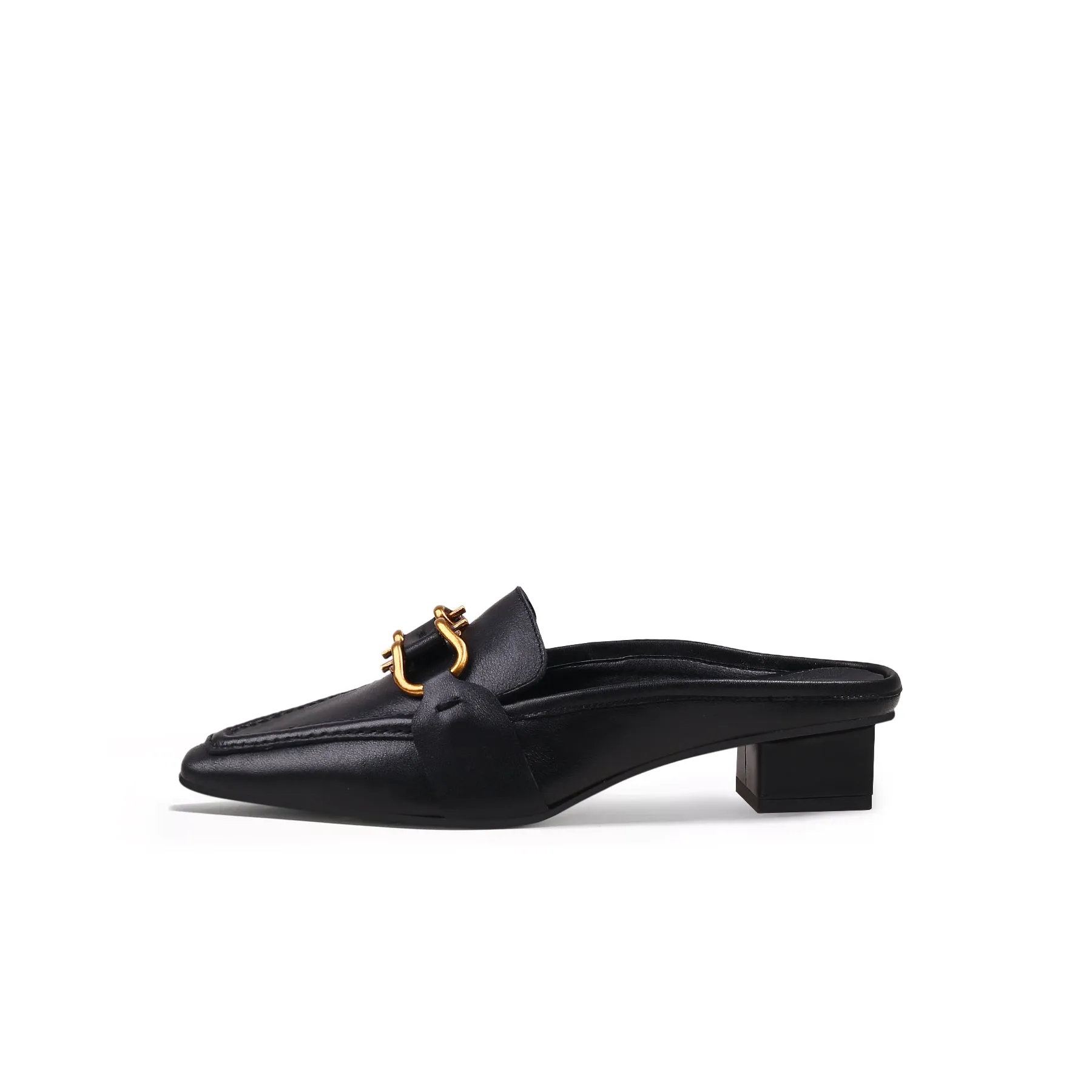 Classic Chain Slip-On Mules