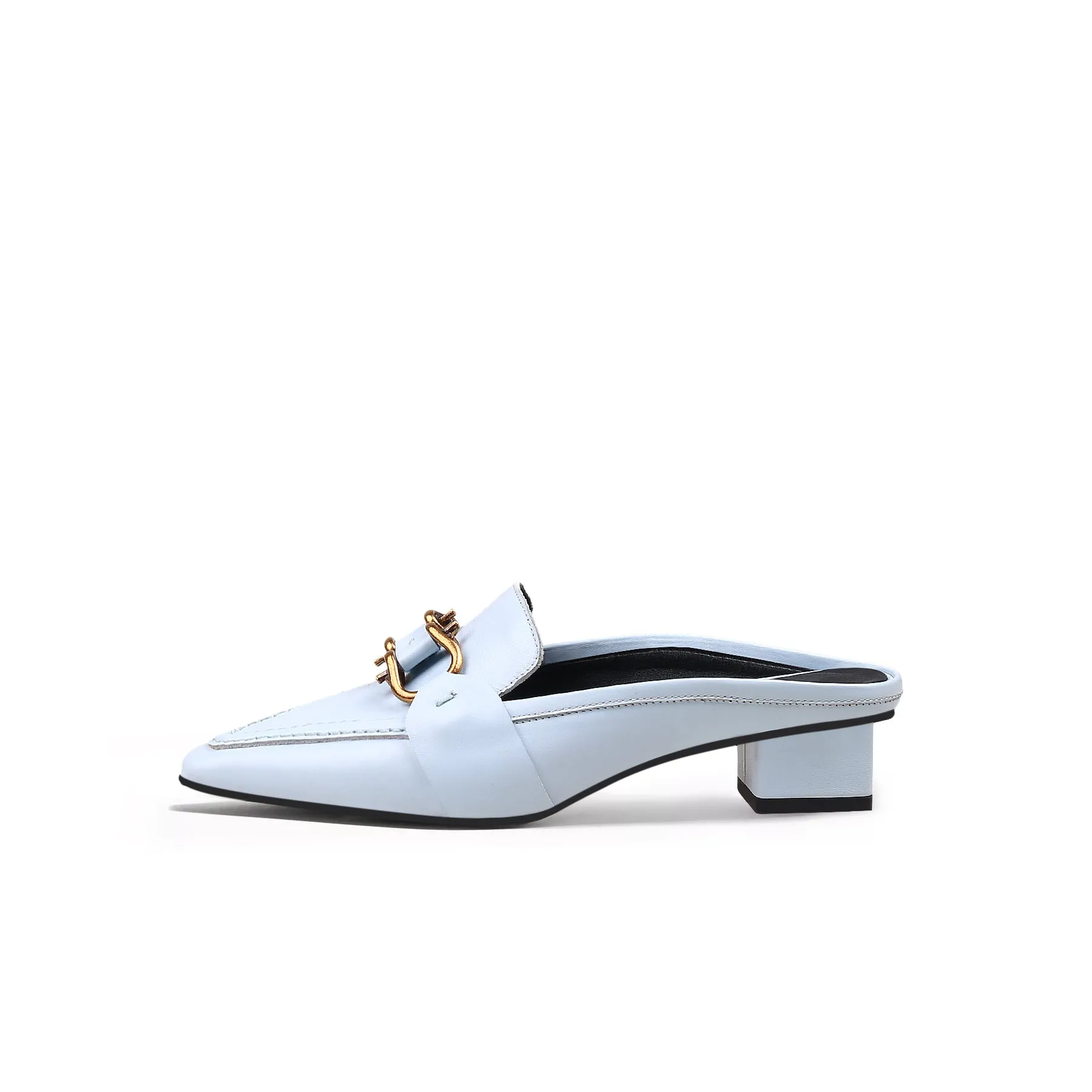 Classic Chain Slip-On Mules