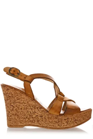 CUOIO Leather Wedges