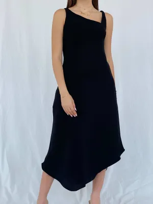 Elegant Vintage Jones New York Black Dress - Size M