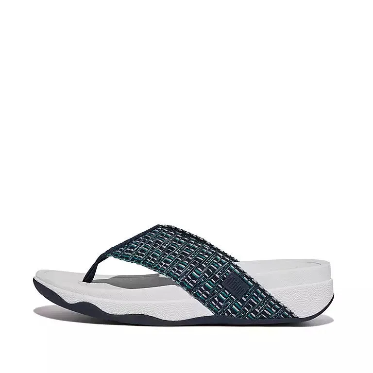 FitFlop Womens Surfa Geo Webbing Midnight Navy Mix