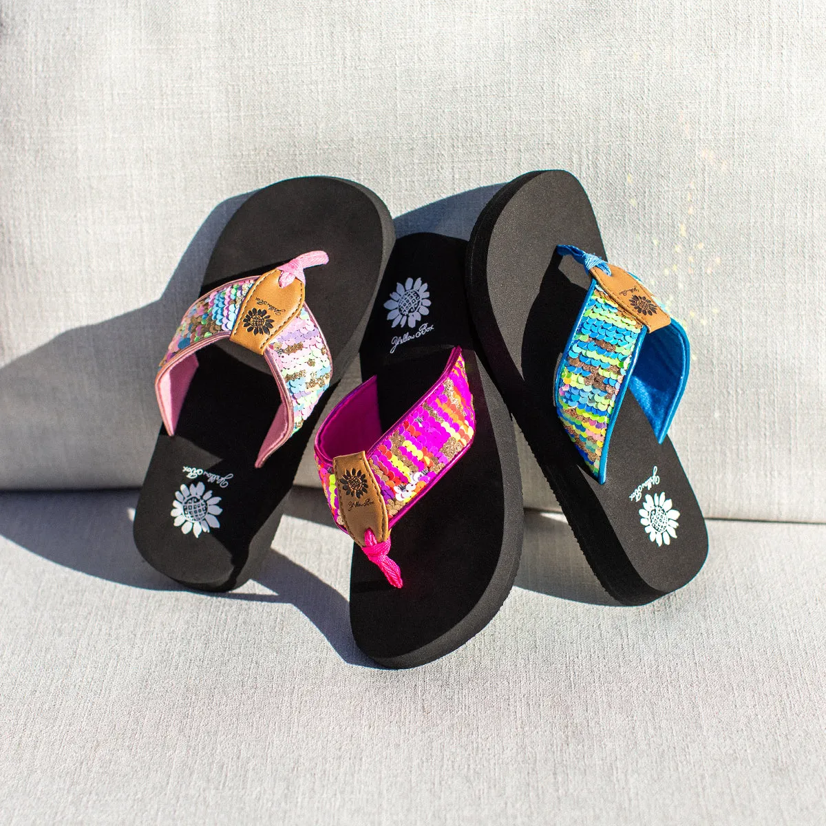 Flant Sequin Flip Flop