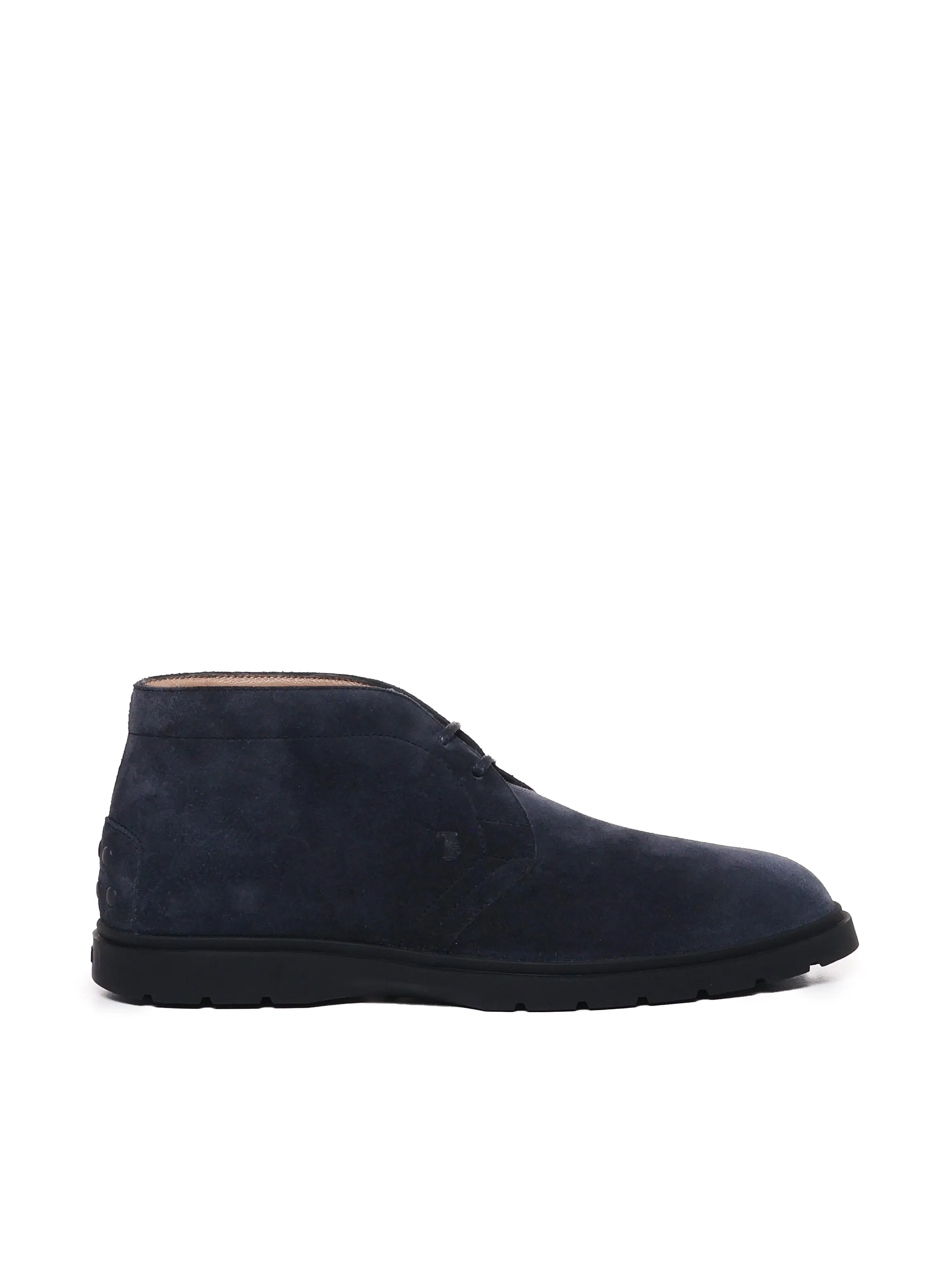 High Suede Loafers in Night Blue