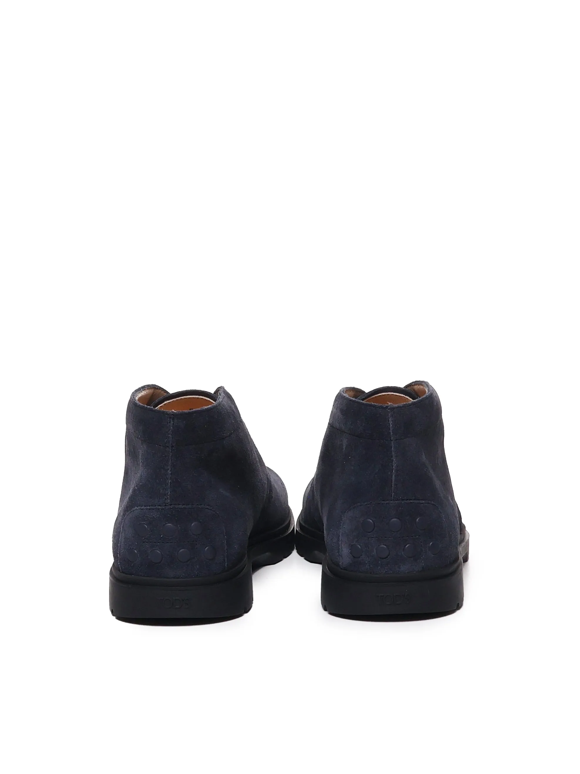 High Suede Loafers in Night Blue