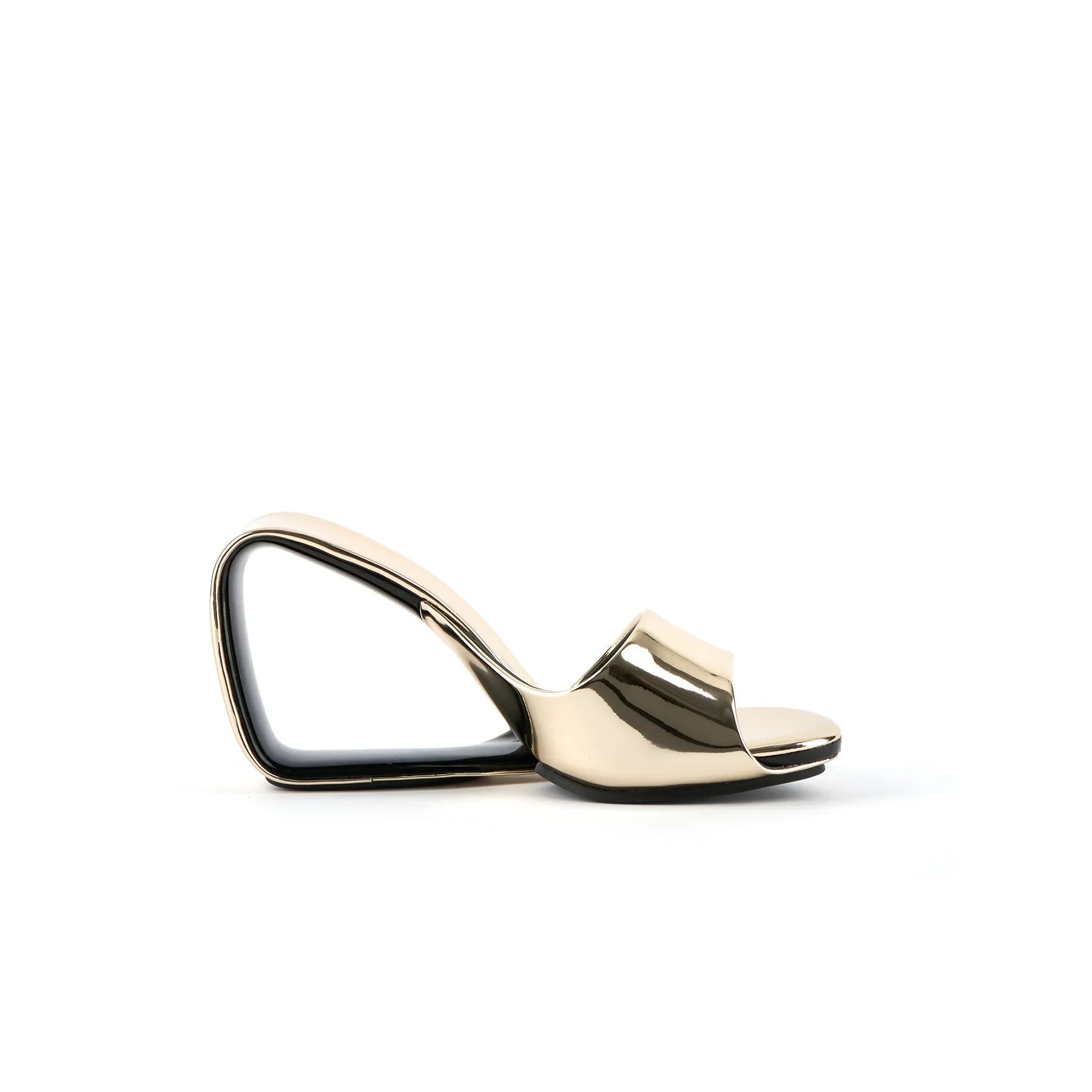 Hollow Heel Slip-On Mules