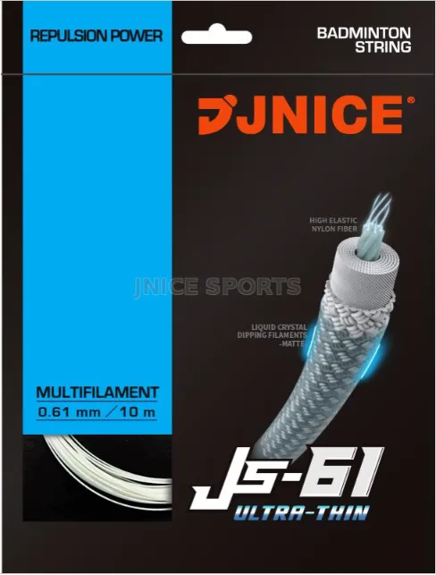 Jnice JS-61 Badminton Racket String - Ultra Thin