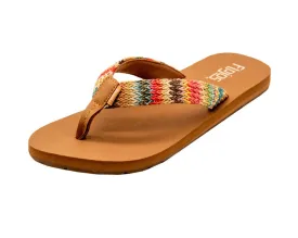 Juno Weave Sandal Red/Tan