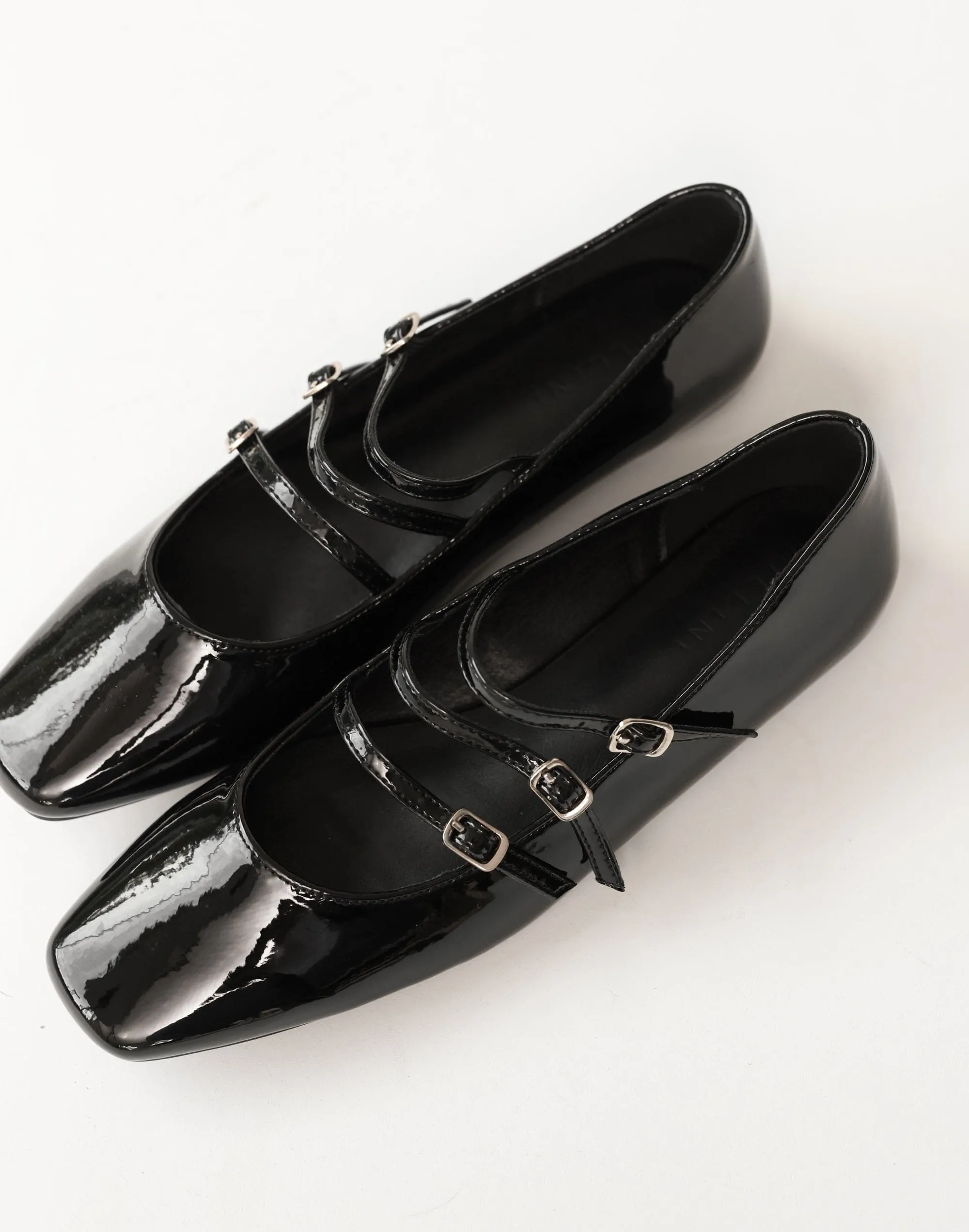 Kairo Ballet Flat (Black Patent) - By Billini