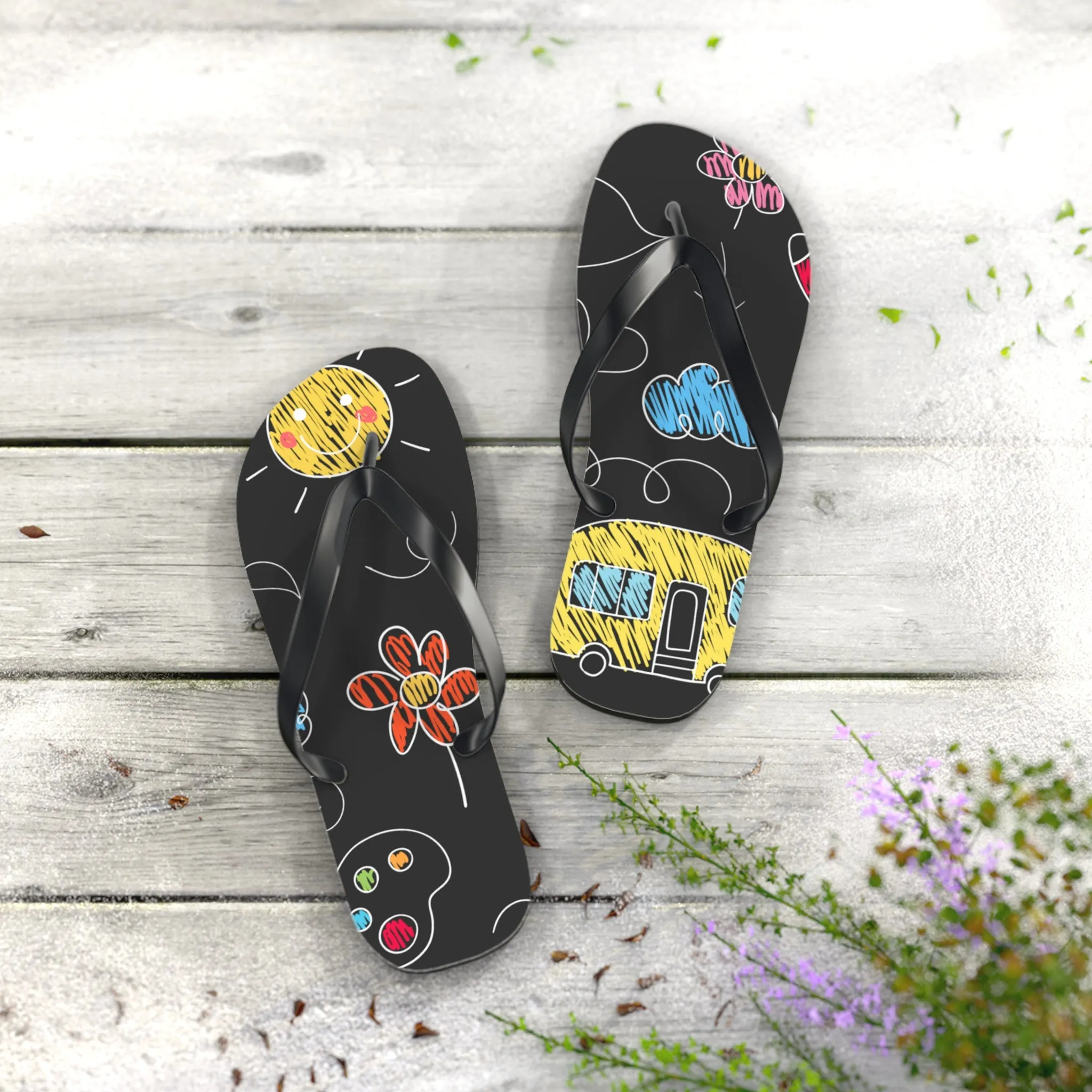 Kids Doodle Playground - Inovax Flip Flops