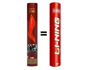 Li-Ning A  300 / G800 [75 speed] Feather Shuttle