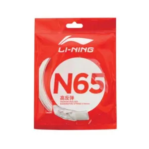 Li Ning BADMINTON STRING N65 (Rebound) AXJR014 SINGLE