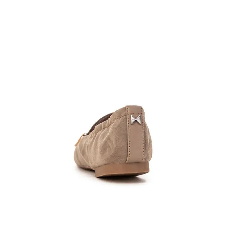 LINA Loafers - Taupe Burnished Suede