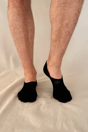 Men's Hidden Bamboo Socks 2 Pack - Black