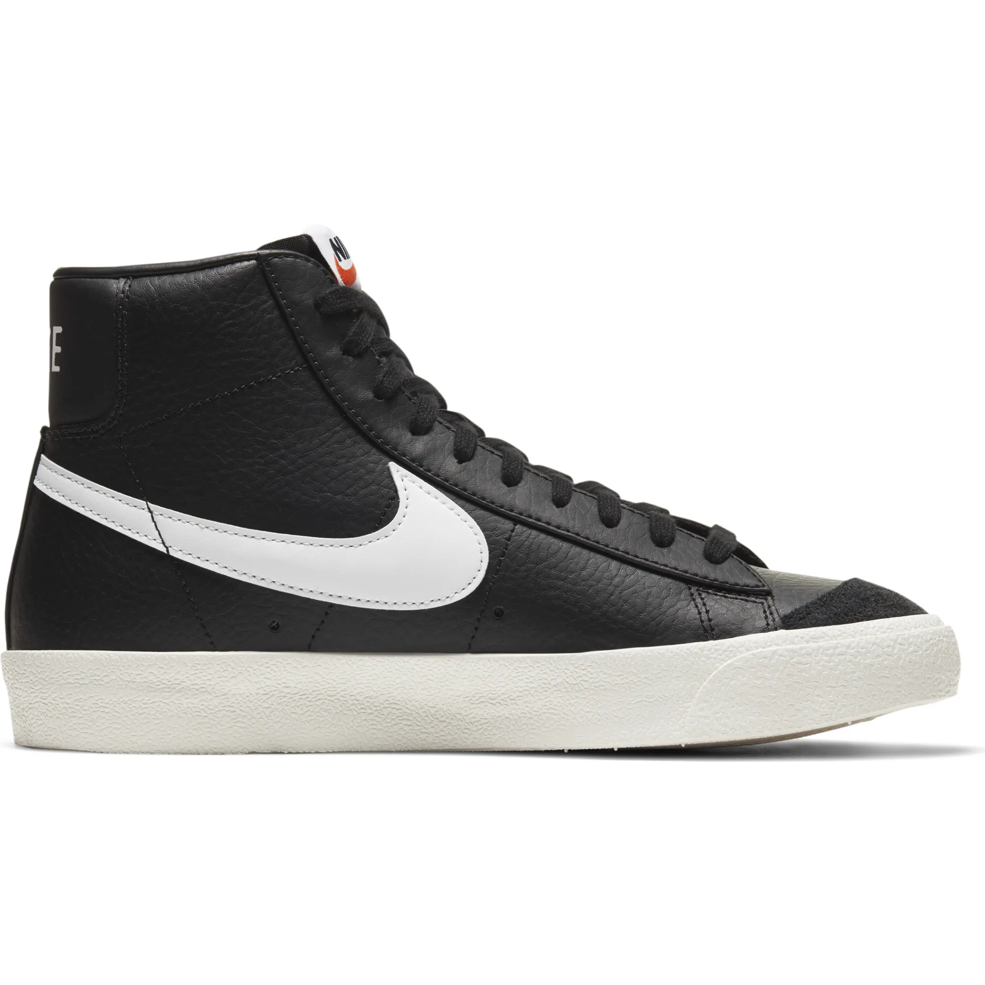 Nike Men's Blazer Mid '77 Vintage Shoes - Black / Sail