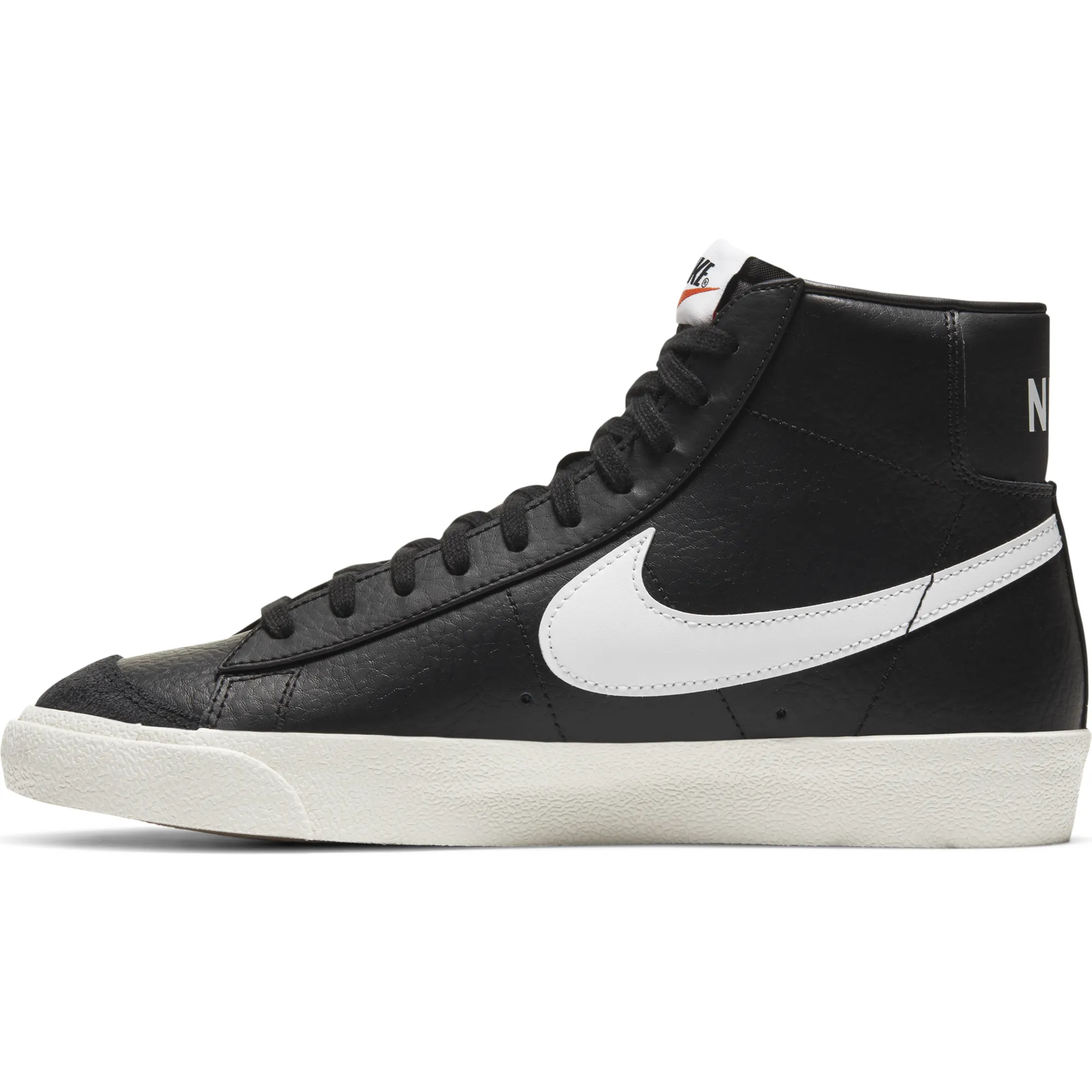 Nike Men's Blazer Mid '77 Vintage Shoes - Black / Sail