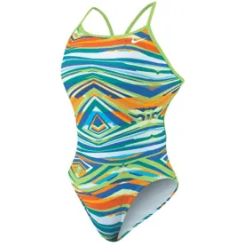 NIKE SWIM Rio Geo Cut Out Tank (38 Only)