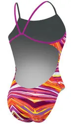 NIKE SWIM Rio Geo Cut Out Tank (38 Only)