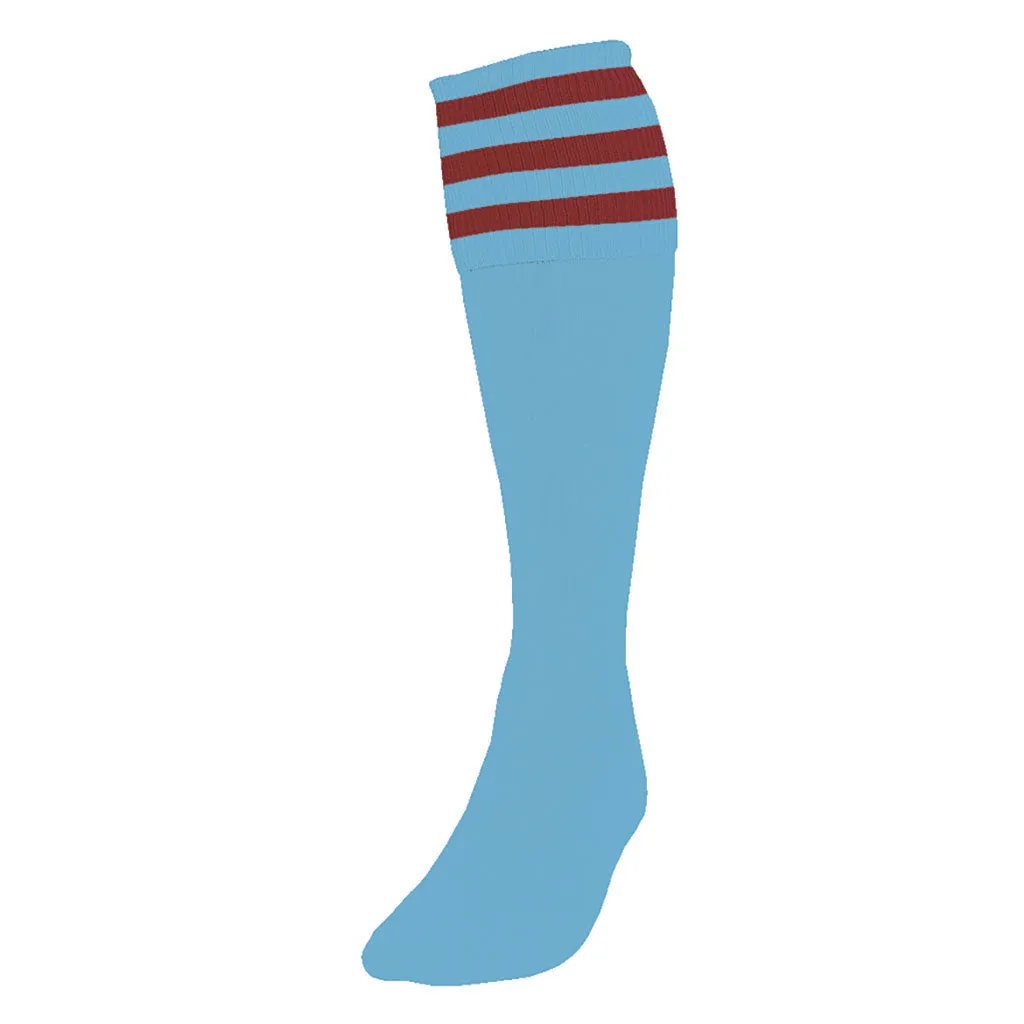 PRECISION 3 STRIPE FOOTBALL SOCKS