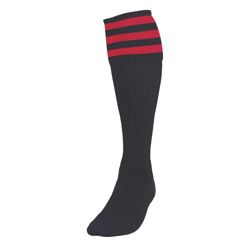 PRECISION 3 STRIPE FOOTBALL SOCKS