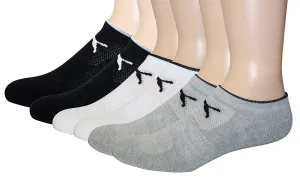 PUMA Women's 6-Pack 1/2 Terry P112111 Low Cut Socks