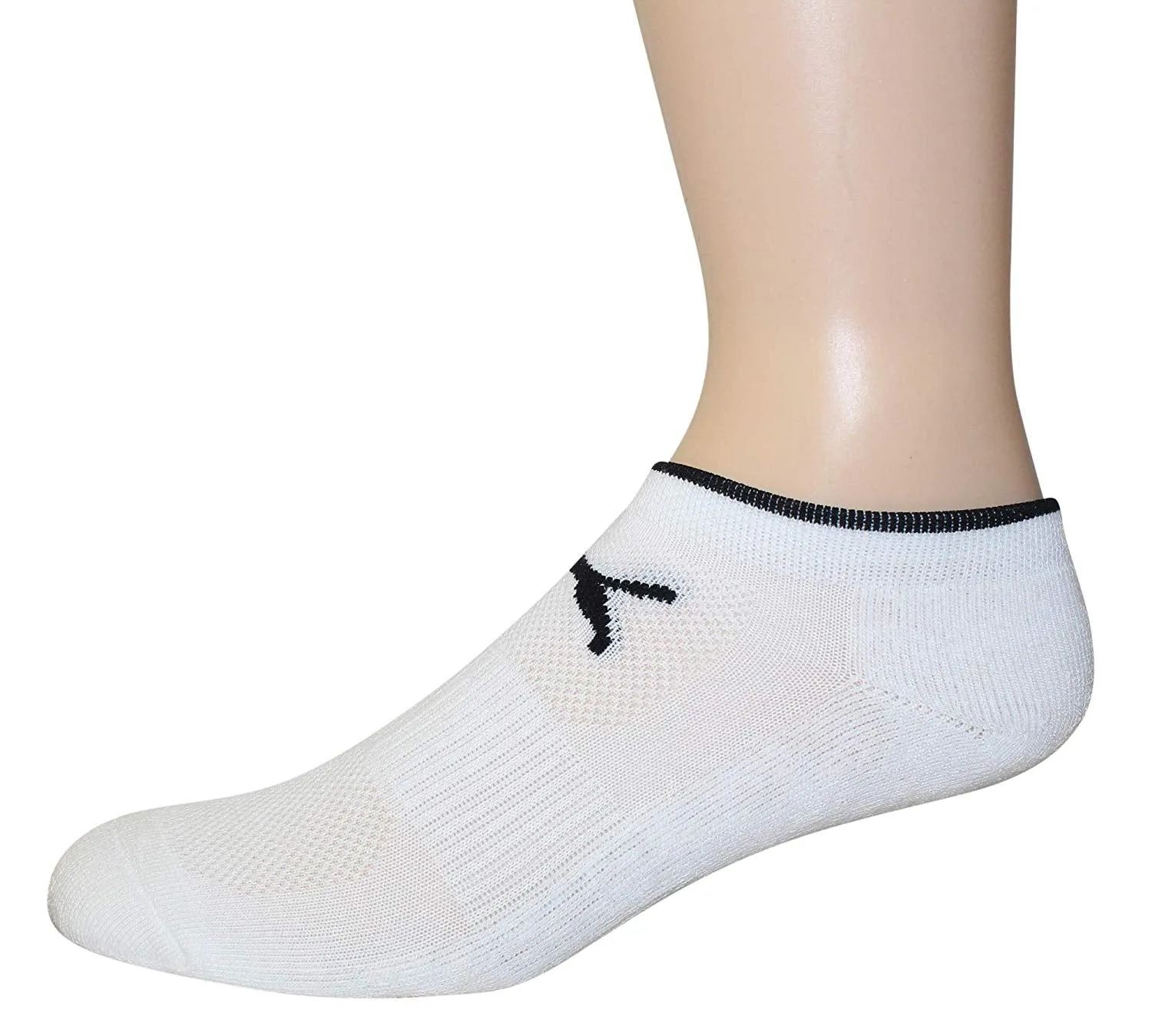 PUMA Women's 6-Pack 1/2 Terry P112111 Low Cut Socks