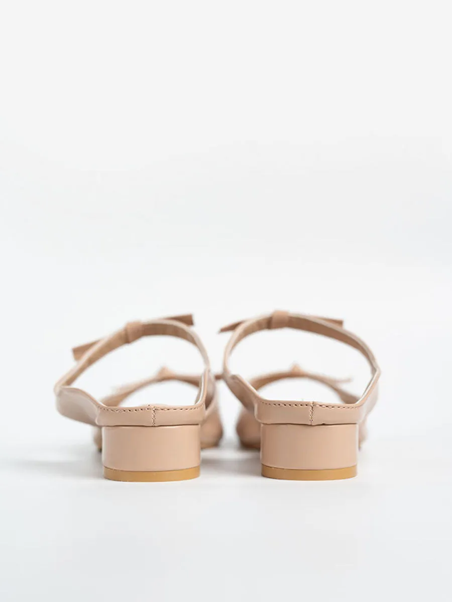 Ribbon Sandal Mules