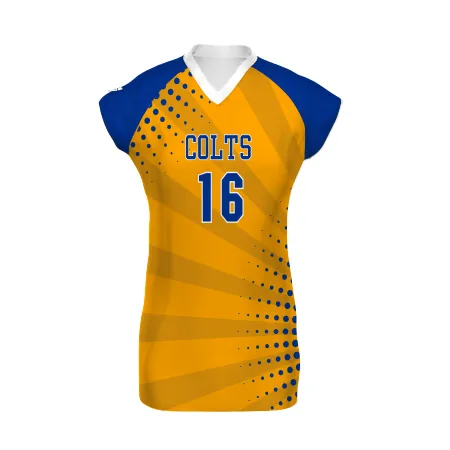 Russell Athletic Ladies Freestyle Sublimated Cap Sleeve Volleyball Jersey