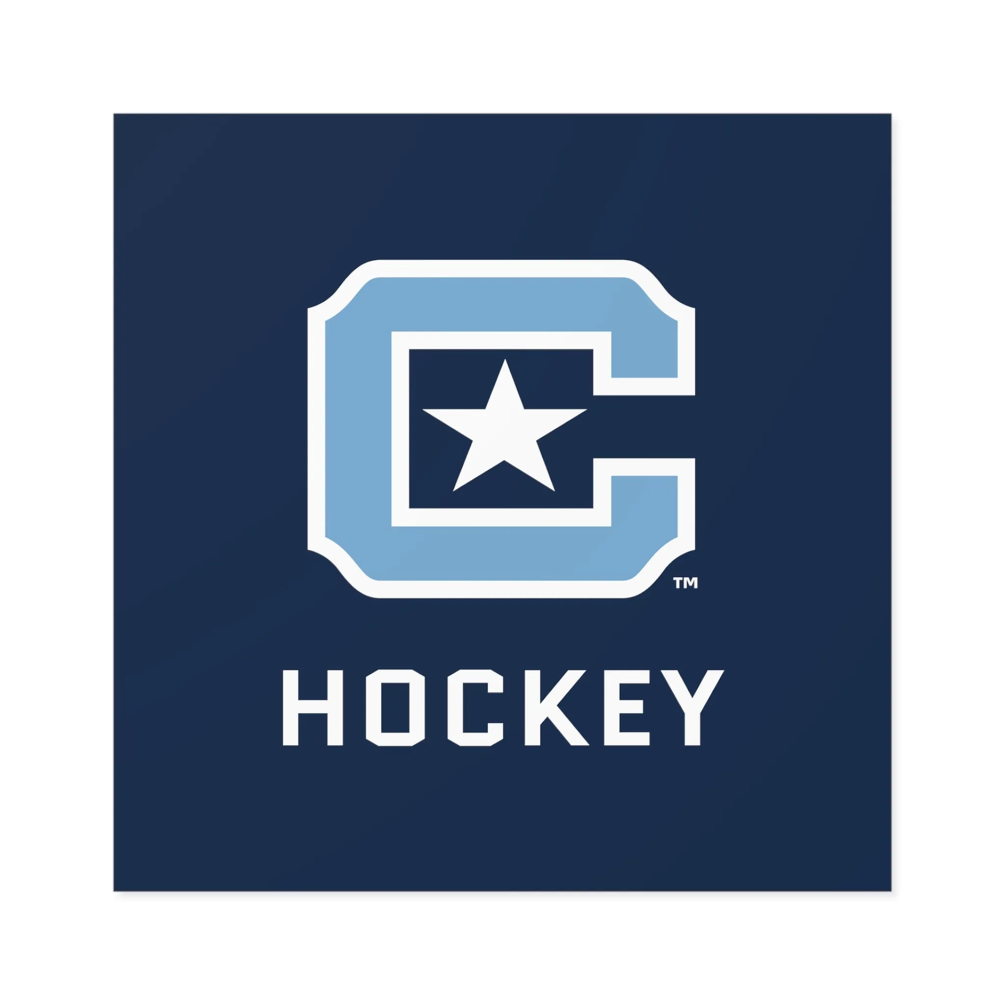 The Citadel, Sports Club, Hockey Square Stickers, Indoor\Outdoor