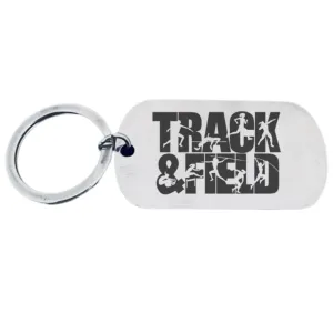 Track and Field Keychain