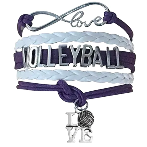 Volleyball Love Bracelet - Pick Your Team Colors