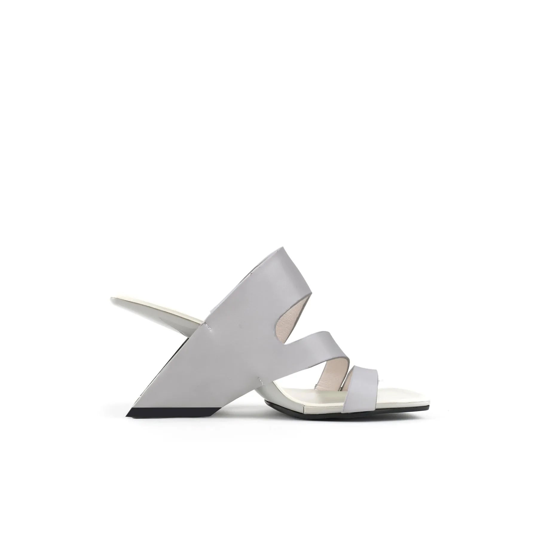 Wave Strap Heel-Less Mules