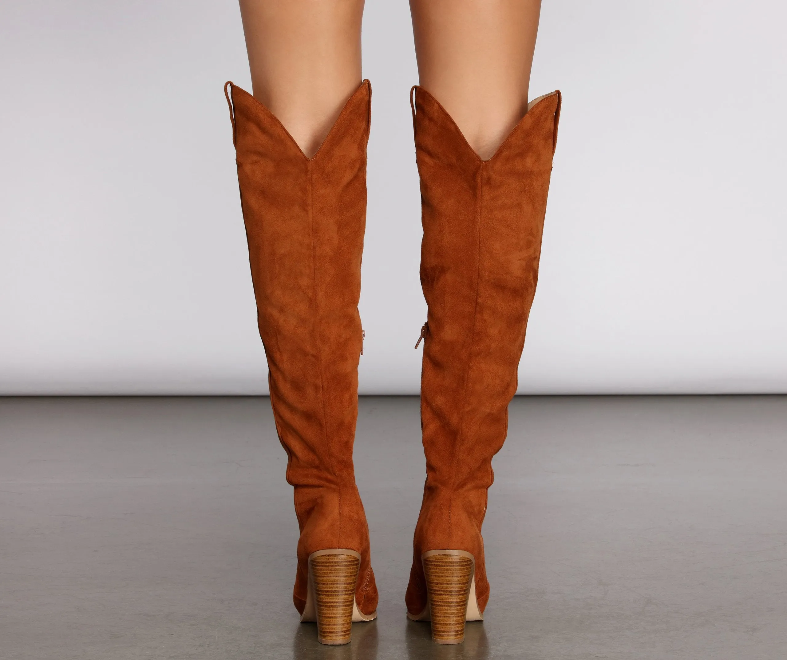 Wild West Knee-High Western Boots