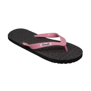 Women's Solid Pink Strap Slippah